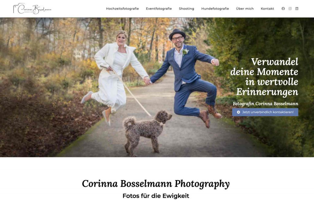 Fotografin Corinna Bosselmann Homepage